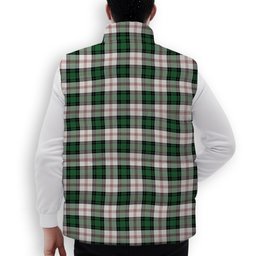 ScotsTee Shop Scottish Ross Arisaid Ancient Crest Tartan Puffer Vest Winter White Duck Down Vest Sleeveless
