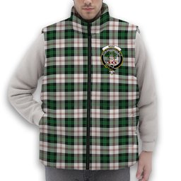 ScotsTee Shop Scottish Ross Arisaid Ancient Crest Tartan Puffer Vest Winter White Duck Down Vest Sleeveless