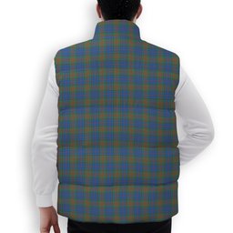 ScotsTee Shop Scottish Stewart of Appin Hunting Ancient Crest Tartan Puffer Vest Winter White Duck Down Vest Sleeveless