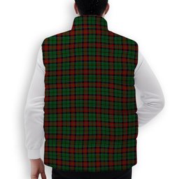 ScotsTee Shop Scottish Walker James Crest Tartan Puffer Vest Winter White Duck Down Vest Sleeveless