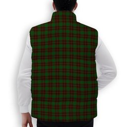 ScotsTee Shop Scottish MacFie Hunting Crest Tartan Puffer Vest Winter White Duck Down Vest Sleeveless