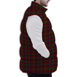 Tartan Puffer Vest Winter White Duck Down Vest Sleeveless