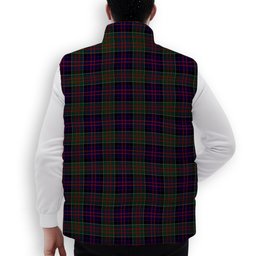 ScotsTee Shop Scottish McDonald of Clan Ranald Crest Tartan Puffer Vest Winter White Duck Down Vest Sleeveless