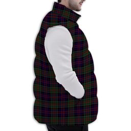 Tartan Puffer Vest Winter White Duck Down Vest Sleeveless