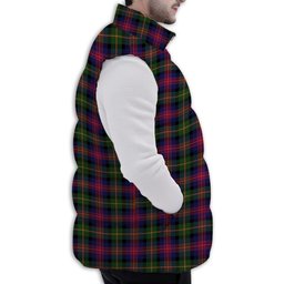 Tartan Puffer Vest Winter White Duck Down Vest Sleeveless