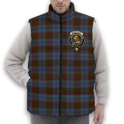ScotsTee Shop Scottish McGregor Hastie Crest Tartan Puffer Vest Winter White Duck Down Vest Sleeveless