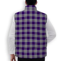 ScotsTee Shop Scottish MacRae Dress Purple 1 Crest Tartan Puffer Vest Winter White Duck Down Vest Sleeveless