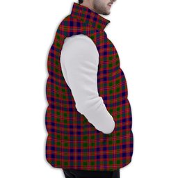 Tartan Puffer Vest Winter White Duck Down Vest Sleeveless