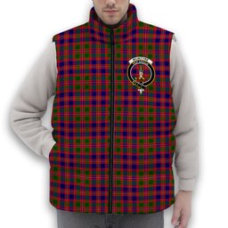 ScotsTee Shop Scottish McIntyre Modern Crest Tartan Puffer Vest Winter White Duck Down Vest Sleeveless