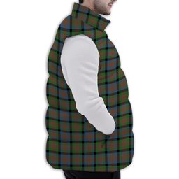 Tartan Puffer Vest Winter White Duck Down Vest Sleeveless