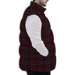 Tartan Puffer Vest Winter White Duck Down Vest Sleeveless