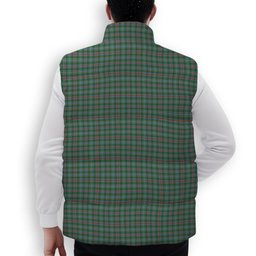 ScotsTee Shop Scottish Spence Fragment Ancient Clan Crest Tartan Puffer Vest Winter White Duck Down Vest Sleeveless