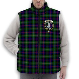 ScotsTee Shop Scottish McCallum #2 Crest Tartan Puffer Vest Winter White Duck Down Vest Sleeveless