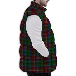 Tartan Puffer Vest Winter White Duck Down Vest Sleeveless