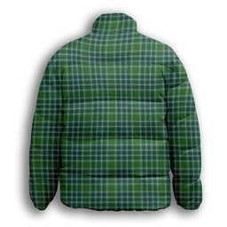 ScotsTee Shop Scottish Donald Lord of the Isles Hunting Ancient Crest Tartan Collar Down Jacket Winter White Duck Down Plaid