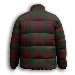 ScotsTee Shop Scottish Matheson Hunting STS incomplete sett Crest Tartan Collar Down Jacket Winter White Duck Down Plaid