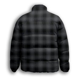 ScotsTee Shop Scottish Stewart Mourning Originaux Modern Clan Crest Tartan Collar Down Jacket Winter White Duck Down Plaid