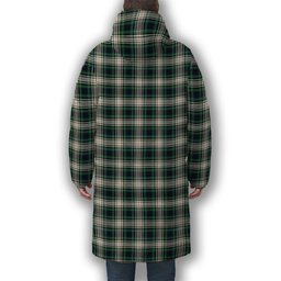 ScotsTee Shop Scottish Campbell Dress Modern Crest Tartan Long Down Jacket Winter White Duck Down Plaid