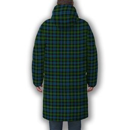 ScotsTee Shop Scottish Campbell of Argyll Ancient Crest Tartan Long Down Jacket Winter White Duck Down Plaid