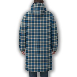 ScotsTee Shop Scottish Craig Paisley Ancient Crest Tartan Long Down Jacket Winter White Duck Down Plaid