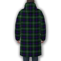 ScotsTee Shop Scottish Donald of the Isles Hunting Modern Crest Tartan Long Down Jacket Winter White Duck Down Plaid