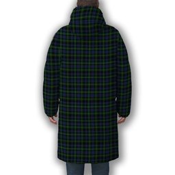ScotsTee Shop Scottish Campbell of Argyll 01 Crest Tartan Long Down Jacket Winter White Duck Down Plaid