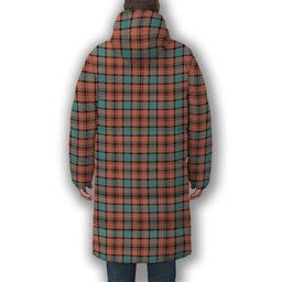 ScotsTee Shop Scottish Hannay Dress Ancient Crest Tartan Long Down Jacket Winter White Duck Down Plaid