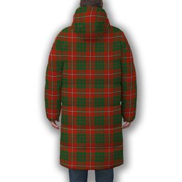 ScotsTee Shop Scottish Gregor of Balquhidder Ancient Crest Tartan Long Down Jacket Winter White Duck Down Plaid
