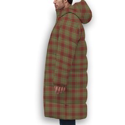 ScotsTee Shop Scottish McGillivray Hunting Ancient Crest Tartan Long Down Jacket Winter White Duck Down Plaid