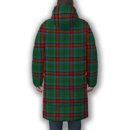 ScotsTee Shop Scottish Jardine Dress Ancient Crest Tartan Long Down Jacket Winter White Duck Down Plaid