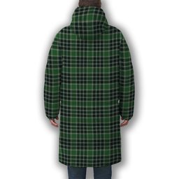 ScotsTee Shop Scottish McDonald Lord of the Isles Hunting Modern Crest Tartan Long Down Jacket Winter White Duck Down Plaid