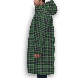 ScotsTee Shop Scottish McDonald Lord of the Isles Hunting Modern Crest Tartan Long Down Jacket Winter White Duck Down Plaid
