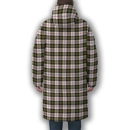 ScotsTee Shop Scottish McPherson Dress Modern Crest Tartan Long Down Jacket Winter White Duck Down Plaid