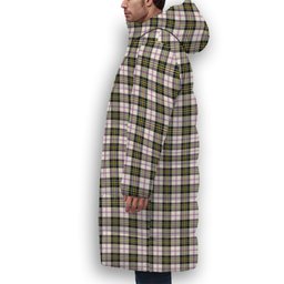 ScotsTee Shop Scottish McPherson Dress Modern Crest Tartan Long Down Jacket Winter White Duck Down Plaid