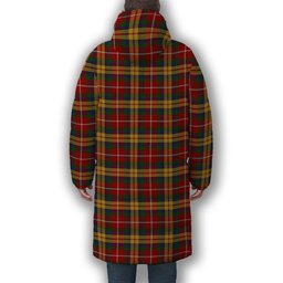 ScotsTee Shop Scottish Young Presidents Organisation Dress Crest Tartan Long Down Jacket Winter White Duck Down Plaid
