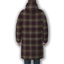ScotsTee Shop Scottish McDonell of Glengarry Dress  Modern Crest Tartan Long Down Jacket Winter White Duck Down Plaid