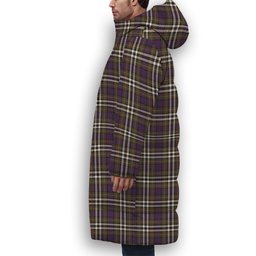 ScotsTee Shop Scottish McDonell of Glengarry Dress  Modern Crest Tartan Long Down Jacket Winter White Duck Down Plaid