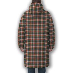 ScotsTee Shop Scottish Robertson Dress #2 Ancient Crest Tartan Long Down Jacket Winter White Duck Down Plaid