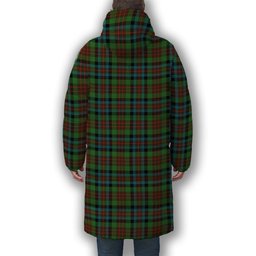ScotsTee Shop Scottish McDuff Hunting Ancient Crest Tartan Long Down Jacket Winter White Duck Down Plaid