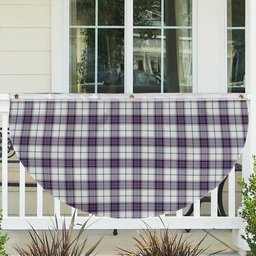 ScotsTee Shop Scottish Alexander of Menstry Dress Ancient Tartan Non-Pleated Fan Flag Bunting Banner