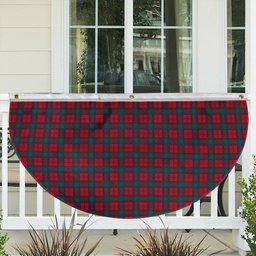 ScotsTee Shop Scottish Affleck Tartan Non-Pleated Fan Flag Bunting Banner