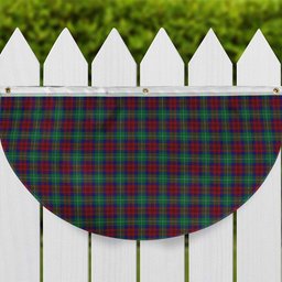 ScotsTee Shop Scottish Akins Tartan Non-Pleated Fan Flag Bunting Banner