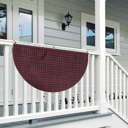 ScotsTee Shop Scottish Aberdeen Tartan Non-Pleated Fan Flag Bunting Banner