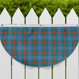 ScotsTee Shop Scottish Agnew Ancient Tartan Non-Pleated Fan Flag Bunting Banner