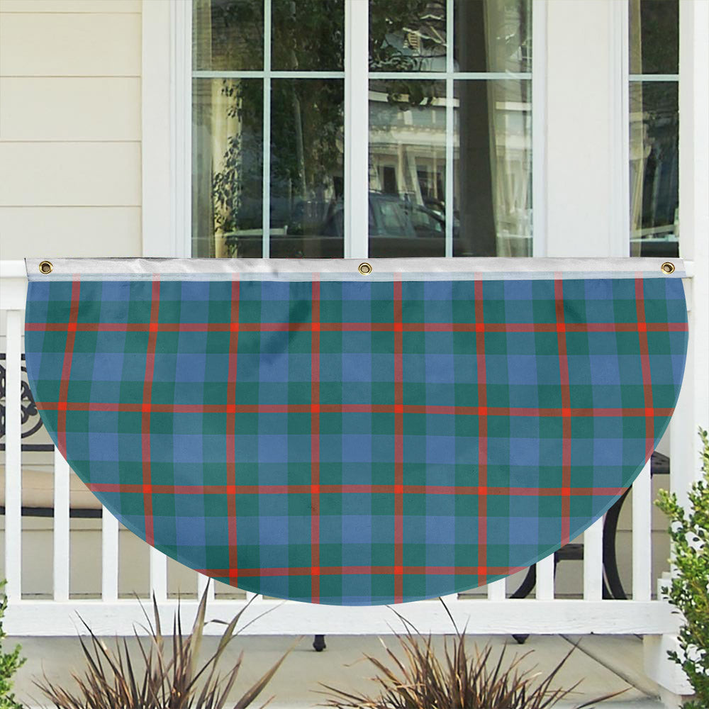 ScotsTee Shop Scottish Agnew Ancient Tartan Non-Pleated Fan Flag Bunting Banner