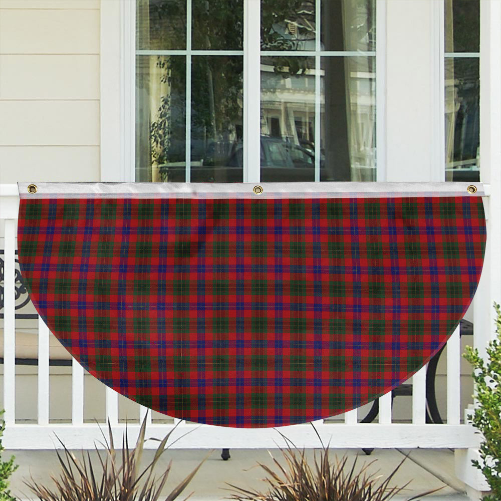ScotsTee Shop Scottish Abernethy Colerain, USA Tartan Non-Pleated Fan Flag Bunting Banner