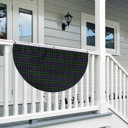 ScotsTee Shop Scottish Abercrombie Wilsons Tartan Non-Pleated Fan Flag Bunting Banner