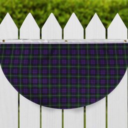 ScotsTee Shop Scottish Baillie Highland Society Tartan Non-Pleated Fan Flag Bunting Banner