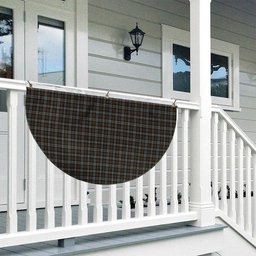 ScotsTee Shop Scottish BlackWatch Weathered Tartan Non-Pleated Fan Flag Bunting Banner