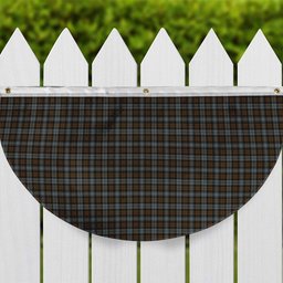 ScotsTee Shop Scottish BlackWatch Weathered Tartan Non-Pleated Fan Flag Bunting Banner